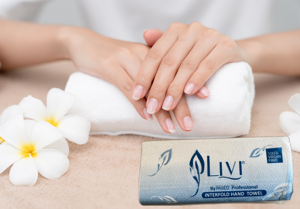 Paseo/Livi Inter Fold Towel 100% Virgin Paper 150 Sheet 20X23